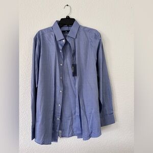 Hart Schaffner men’s  button down shirt blue